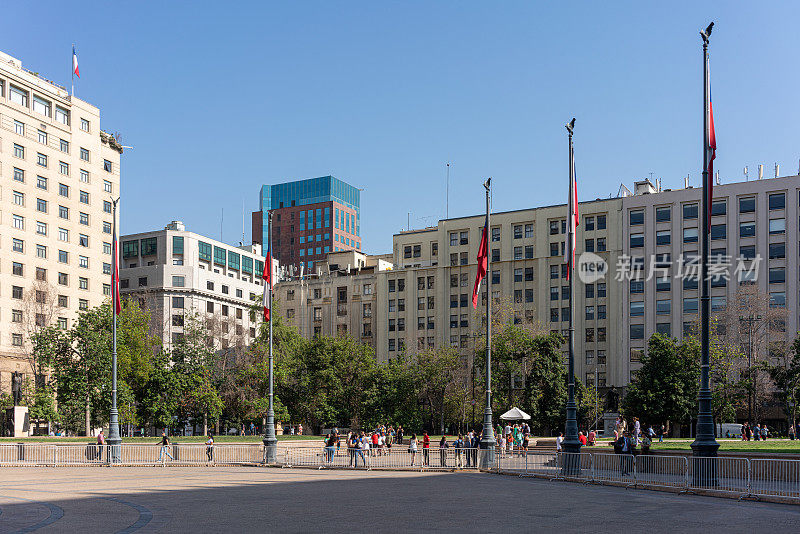 Plaza de la Constitución in Santiago, Chile